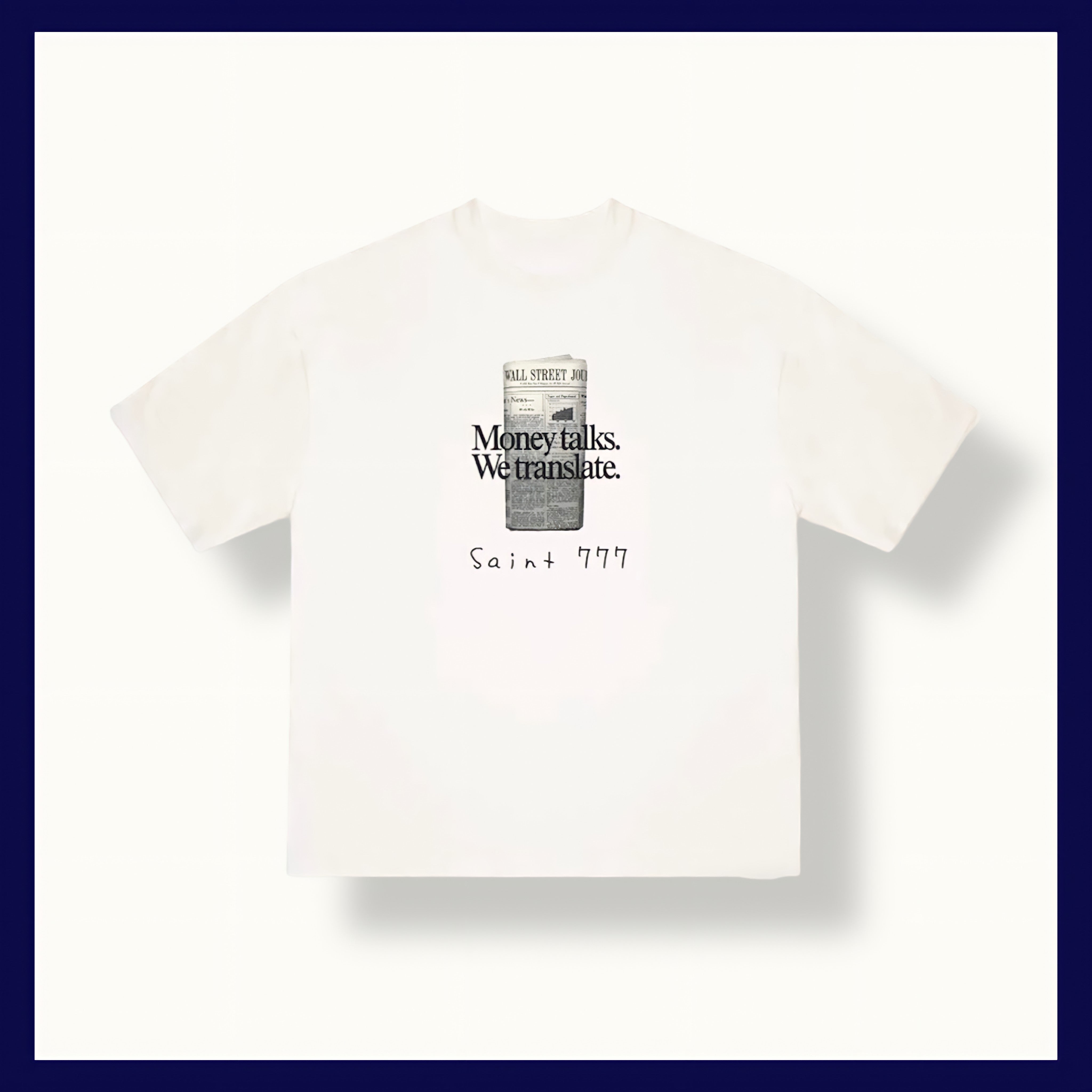 – Saint t-shirt 777 st. Journal Wall