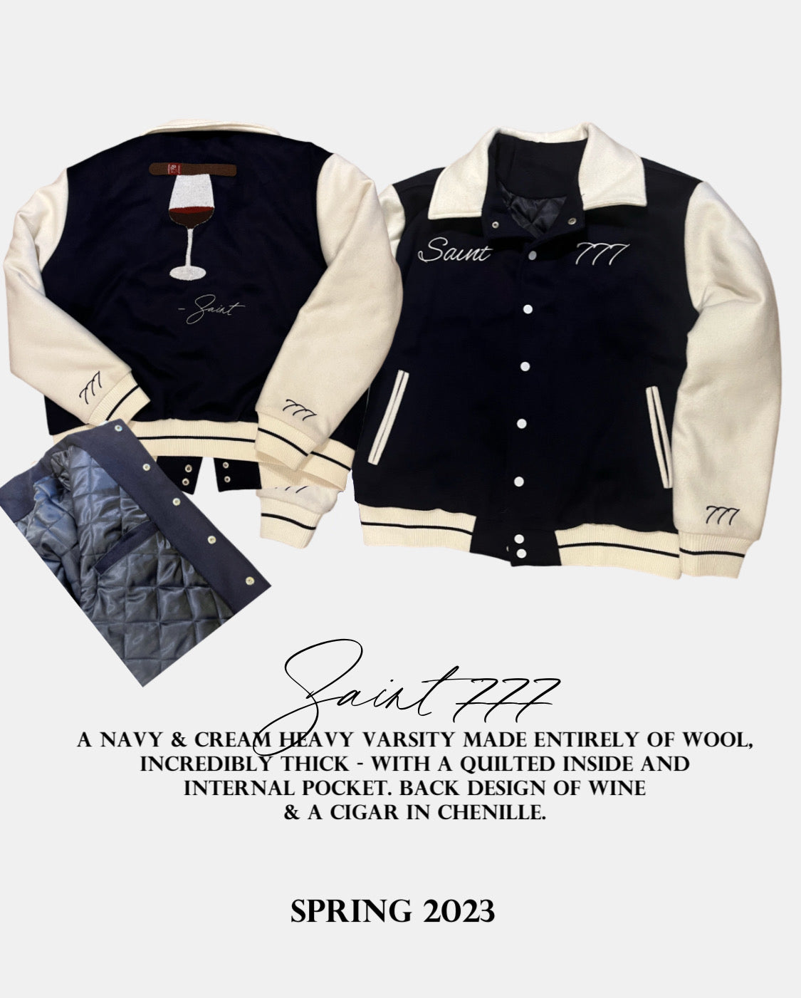 Wool Varsity Jacket (PRE-ORDER) – Saint 777