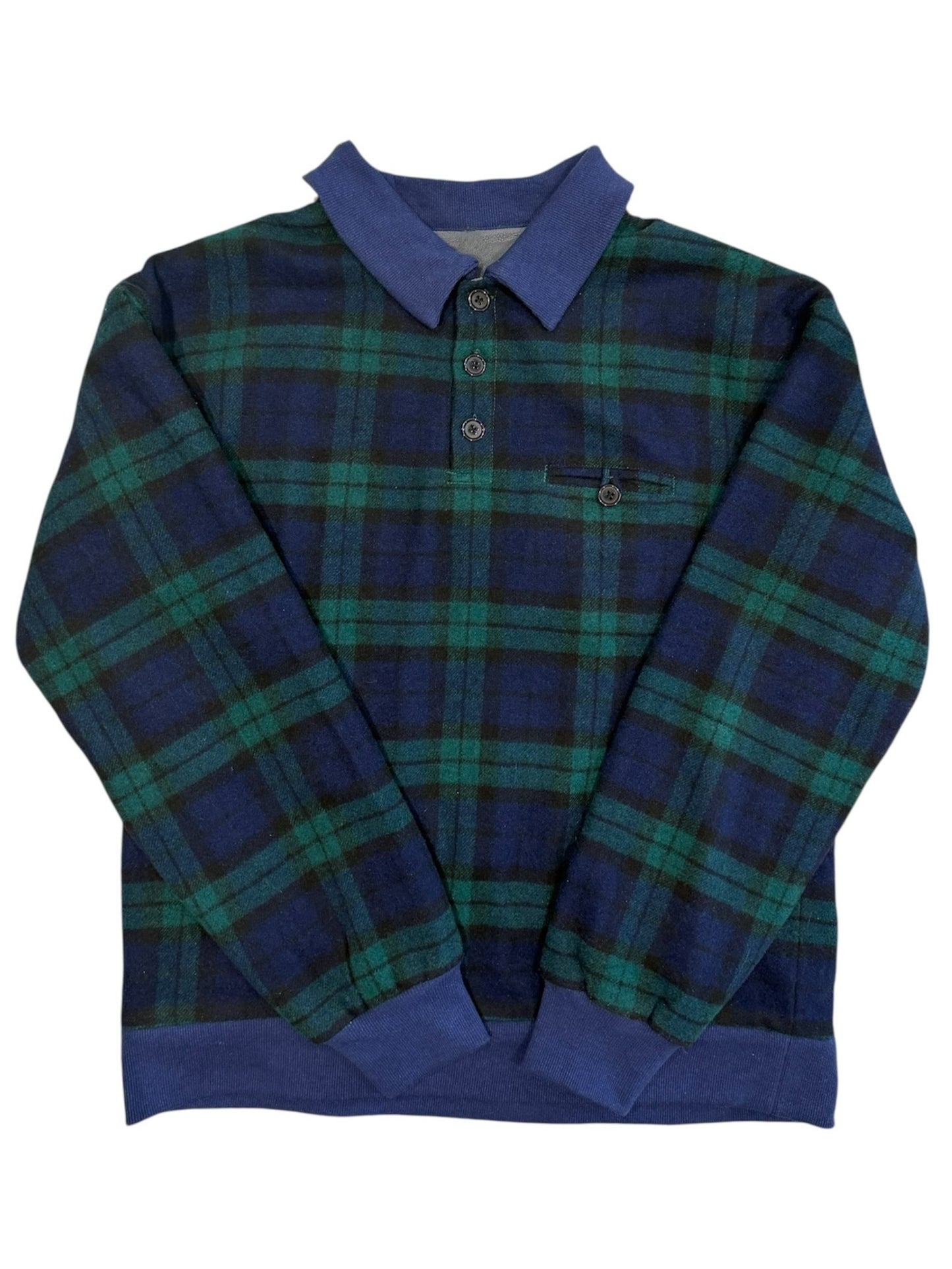 Tartan wool polo (PRE ORDER)